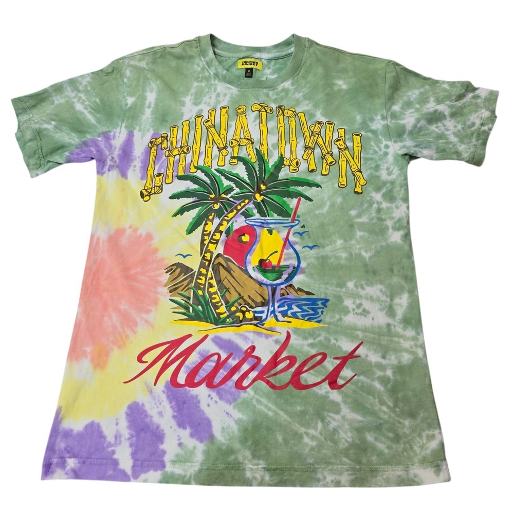 Chinatown Market Tiki Tie Dye T Shirt‎ Tee Streetwear Urban Outfitters Size Med
